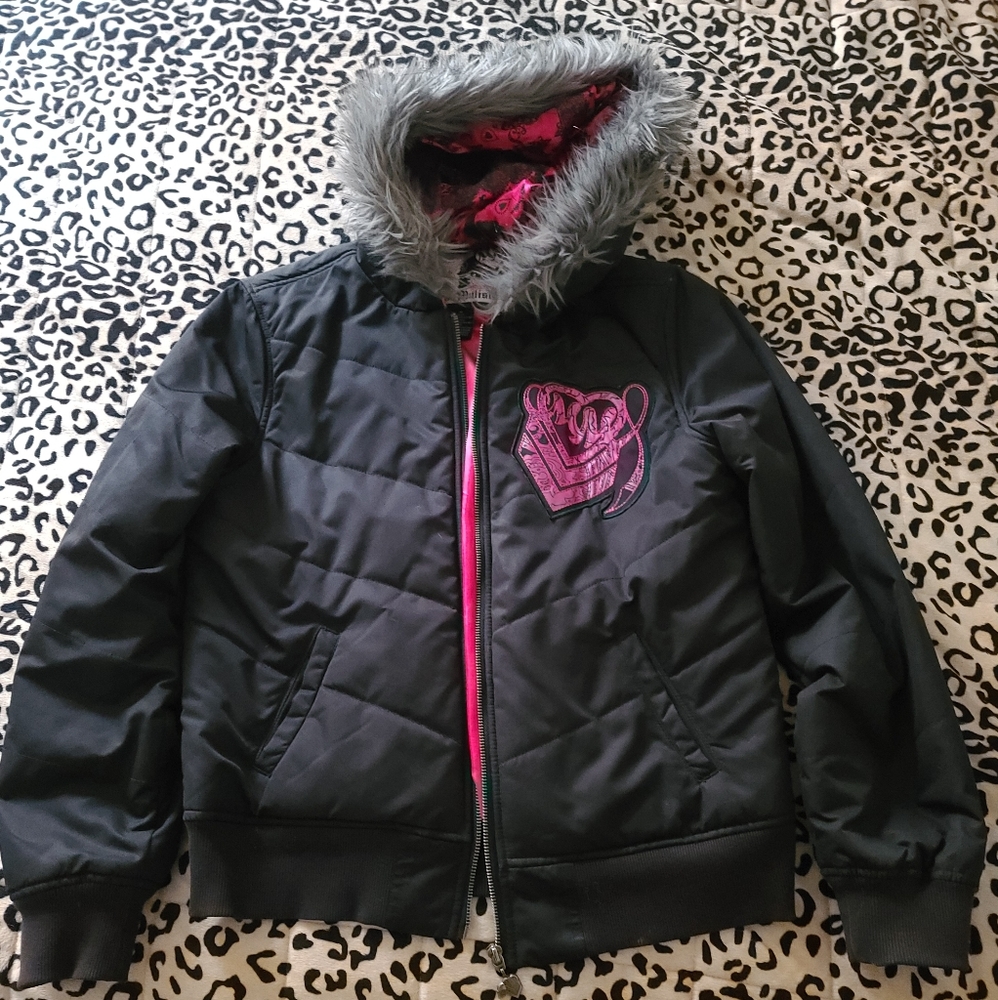 Womens Metal Mulisha Rain Jacket